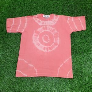Vintage 90s Tie Dye T-Shirt Womens Large USA Made Single Stitch Hippie